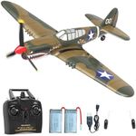 VOLANTEXRC RC Plane P40 RTF Remote Control Plane for Beginners with Xpilot Stabilizer System, One-Key Aerobatic 4CH WWII RC Airplane for Adults Kids（761-13）