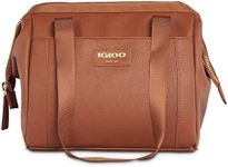 Igloo Cognac Premium 9-Can Luxe Lunch-Tote Cooler Bag