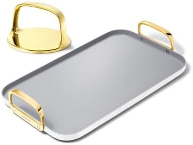 Caraway 19x12" Non-Stick Double Burner Griddle and Grill Press Set