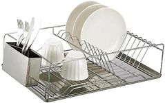 Home Basics Chrome Dish Rack with S