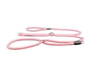 No More Pulling! Anti Pull Lead Field Figure 8 / Halter/Head Collar One Size Fits All Super Soft Braided Nylon Comfortable Make Your Walks More Enjoyable -Instructions Included (Pink)