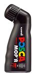 POSCA MOP’R PCM-22 Water Based Permanent Paint Markers. 3mm - 19mm Round Tip for Art & Crafts. Multi Surface Use On Wood Metal Paper Canvas Cardboard Glass Fabric Ceramic Rock Stone Pebble. Box of 4