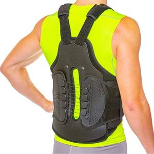 TLSO Thoracic Full Back Brace - Treat Kyphosis, Osteoporosis, Compression Fractures, Upper Spine Injuries, and Pre or Post Surgery with This Hard Lumbar Support for Men and Women (Large)