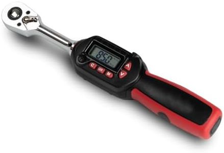 Tapha Tools 3/8 inch Digital Torque Wrench 0.9-19 m-lbs (4.2-85 N-m) Torque Range, Accurate to ±2% Dual Direction, LED and Buzzer Notification, Preset Memory, ISO 6789, Calibrated (WP3N-T085BN)