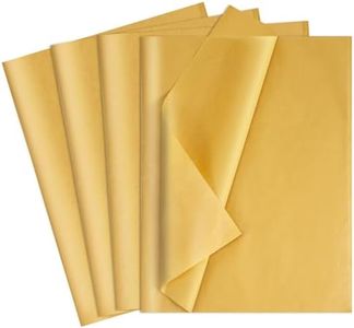 160 Sheets Gold Tissue Paper for Gift Bags 20 X 14 Inches Wrapping Tissue Paper Bulk for Crafts Fall Decor Party Halloween Christmas Decoration