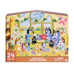 Bluey's Christmas Swim Advent Calendar, This Very Festive Bluey Surprise Pack Has 24 Surprises Behind 24 Different Windows, Includes 3 Christmas Swim Figures, 18 Accessories And 3 Stickers To Reveal