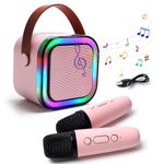 Kids Toys for 6 7 8 Years Old Girls Boys: Kids Karaoke Gifts for Girl Boy Age 4 5 6 Karaoke Machines Presents for 4-12 Years Old Kid Mini Microphone for Kids Fun