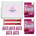 Turkish Delight Gift Box | Fry’s Turkish Chocolate with Assorted Varieties (Full Size, Turkish Delight with Lindor)