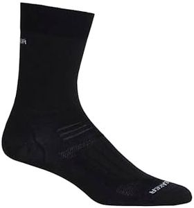 Icebreaker Merino womens Medium Cushion Wool for Women hiking socks, Black, Small US