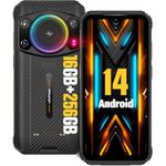 Ulefone Armor 21 16GB+256GB Rugged Smartphone, 122dB Loudest Speaker, MTK G99 Android 14 Unlocked Rugged Phone, 64MP Main Cam, 24MP Night Vision Cam, 6.58" FHD+ Screen, 9600mAh, IP68 Dual SIM 4G