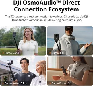 DJI Mic 2 Wireless Microphone – Dual Channel, Portable Audio
