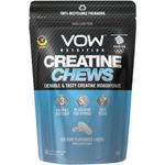 VOW Nutrition Creatine Chews,100 Mint Flavoured Chews, Creatine Monohydrate, Convenient & Tasty Chewable Creatine Informed Sports Approved (Mint)