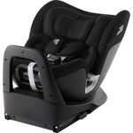 BRITAX RÖMER Child Car Seat Swivel, for Children from 40-125 cm (i-Size) with ISOFIX and Support Leg, Birth - 7 Years, Space Black