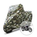 Neodrift 'JungleMax' Bike Cover for Harley Davidson Low Rider (All-Weather Motorcycle Protection, Water & UV Resistant, Dustproof, Windproof).