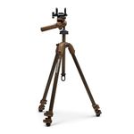 Manfrotto Alpha S.H.O.T. Grip Kit, Lighweight Aluminum Tripod, 360 Degree Grip Head w/Universal Saddle for Rifles, Optics, Scopes, 200PL Optics Plate, for Hunting, Shooting, Observing, and Outdoors