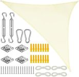 Belle Vous Cream Triangle Sun Shade