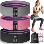 WOOSL Resistance Bands for Legs and Butt,Exercise Bands Set Booty Bands Workout Bands Hip Bands Wide Sports Fitness Bands Stretch Resistance Loops Band Anti Slip Elastic(Set 2)