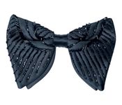 KRAWATTE Men’s Pre-Tied Designer Micro Silk Butterfly Bow Tie (DB-32)