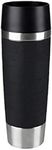 EMSA Germany: Travel Mug Grande - Premium High Performance German Engineered Thermos Vacuum Flask Tumbler, 17oz, Black