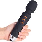 PRATIKSHA HEALTHCARE Rechargeable Body Massager for Women and Men/Handheld Waterproof Vibrate Wand Massage Machine with 20 Vibration Modes - 8 Speeds