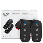 EVOALL-442 Fortin All in 1 Remote Starter System with 2-Way 4-Button RF Kit – Complete Remote Start, Alarm, Immobilizer Bypass & 3,000 ft Range Control Solution for Low-Current Vehicles