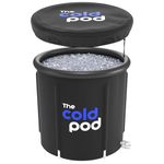 The Cold Pod Ice Bath Tub | 320L Cold Plunge Tub | Cold Water Therapy Tub for Recovery & Cold Plunge | Portable Ice Bath Plunge Pool For Adults | Ice Plunge Tub For Ice Baths |Cold Tub | Ice Tub & Lid