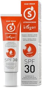 Crème Cicatricielle Staudt Premium avec SPF30 - Gel Silicone pour Cicatrices Chirurgicales & Anciennes - Formule Hydratante au Miel et Jojoba - Réparation de la Barrière Cutanée - Protection UV - 40ml