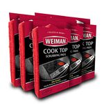 Weiman Products Cook Top Scrubbing Pad, 3 Count, 6 Per Case