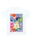 Disney Tshirt | Inside Out 2 Boys T Shirt | Inside Out Movie T-Shirt for Boys | White 10-11 Years