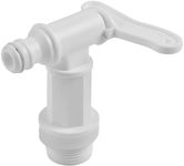 Emiif Fresh/Waste Water Tank Drain Tap Fit for Motorhome Caravan Boat Camper Van Hose Adapter RV Faucet Accessories