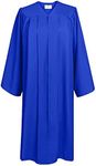 GradPlaza Matte Choir Robe for Church Baptism Officiant Confirmation or Costume,Graduation Gown for School
