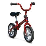 Chicco Balance Bike, First Bike for Kids with Puncture-Proof Tyres, Soft Non-Slip Paddle, Fully Adjustable, 2-5y, 25kg, Red Bullet