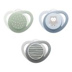 NUK Glow-in-the-Dark Orthodontic Pacifiers, 0-6 months, 3 Pack