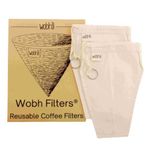 Wobh Filters | Reusable Cold-Brew Coffee Maker Bags/Nut Milk Bags | Pack of 2 | Reuse Upto 100 Times