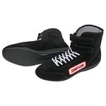 Simpson Racing 28750BK The Hightop Black Size 7-1/2 SFI Approved Driving Shoes