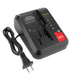 PCC692L 20V Fast Battery Charger Replacement for Porter-Cable 20V Lithium Battery PCC685L PCC680L PCC681L PCC682L Black Decker LCS1620 20V Lithium Battery LBXR20 LBX4020