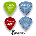 4-Pick Variety Pack - Guitar Picks | Brighter, Louder, Faster | Made in the USA | Gravity Picks