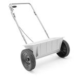 The Handy Drop Spreader for Fertiliser, Seeds & Salt – Heavy Duty with 56cm Spread Width & 27kg Capacity and Feed Control – 2 Year Guarantee