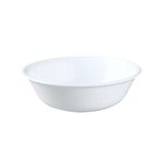 Corelle 3124 10 oz Vitrelle Glass Winter Frost White Dessert Bowl, Pack of 6