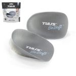 Tuli's So Soft Heavy Duty Gel Heel Cups Provide Relief for Plantar Fasciitis, Heel Pain, and Shock Absorption, Regular