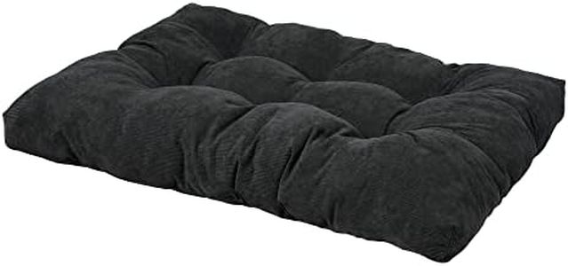 PaWz Pet Cushion – PP Cotton Bed, Cat, Dog, Puppy, Kitten, Machine Washable, Soft, Plush, Mattress, Dark Grey