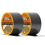 JOAPRIL Joist Tape 3" x 50', 2pack Self-Adhesive Deck Joist Flashing Tape for Hardwood, Thermal Wood, PVC, Pressure Treated, and Composite Decking