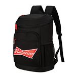 Beer Cooler Backpack Insulated 21 Liter Leak Proof Soft Cooler for Beach Camping Hiking Picnic (Budweiser)