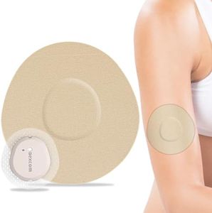 35 Pack Adhesive Patches Pre-Cut for Stelo G7 Enlite CGM – Sweatproof Cover for Continuous Glucose Monitor Sensor Stays Secure for 10-15 Days CGM Sensor Patches Non-Glue Central Full Coverage Sticks