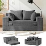 Winzon Boneless Loveseat, 3 in 1 Co