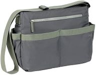 Lassig Womens Marv Shoulder Diaper Bag, Grey