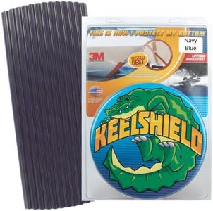 Gator Guards KeelShield Keel Guard 12 ft Navy Blue - Boat Keel Protection Strip for Fiberglass and Most Aluminum Hulls - 5 in Wide Urethane - Easy DIY Install - 3M Adhesive - Made in USA