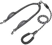 iYoPets Double Dog Leash with Two E