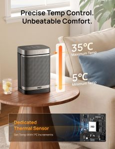 Dreo 1500W Electric Space Heater – Portable, Fast Heating