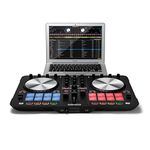 Reloop Beatmix 2 MK2 Two Channel Performance Pad DJ Controller with 16 Performance Pads, Integrated Audio Interface & Premium Aluminium Platters